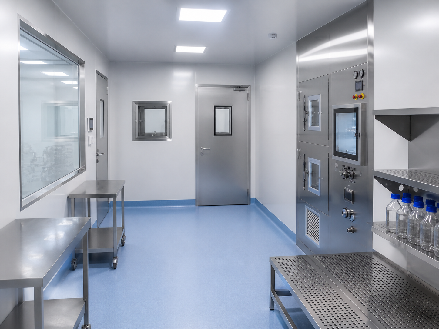 Cleanroom equipment for controlled environments
