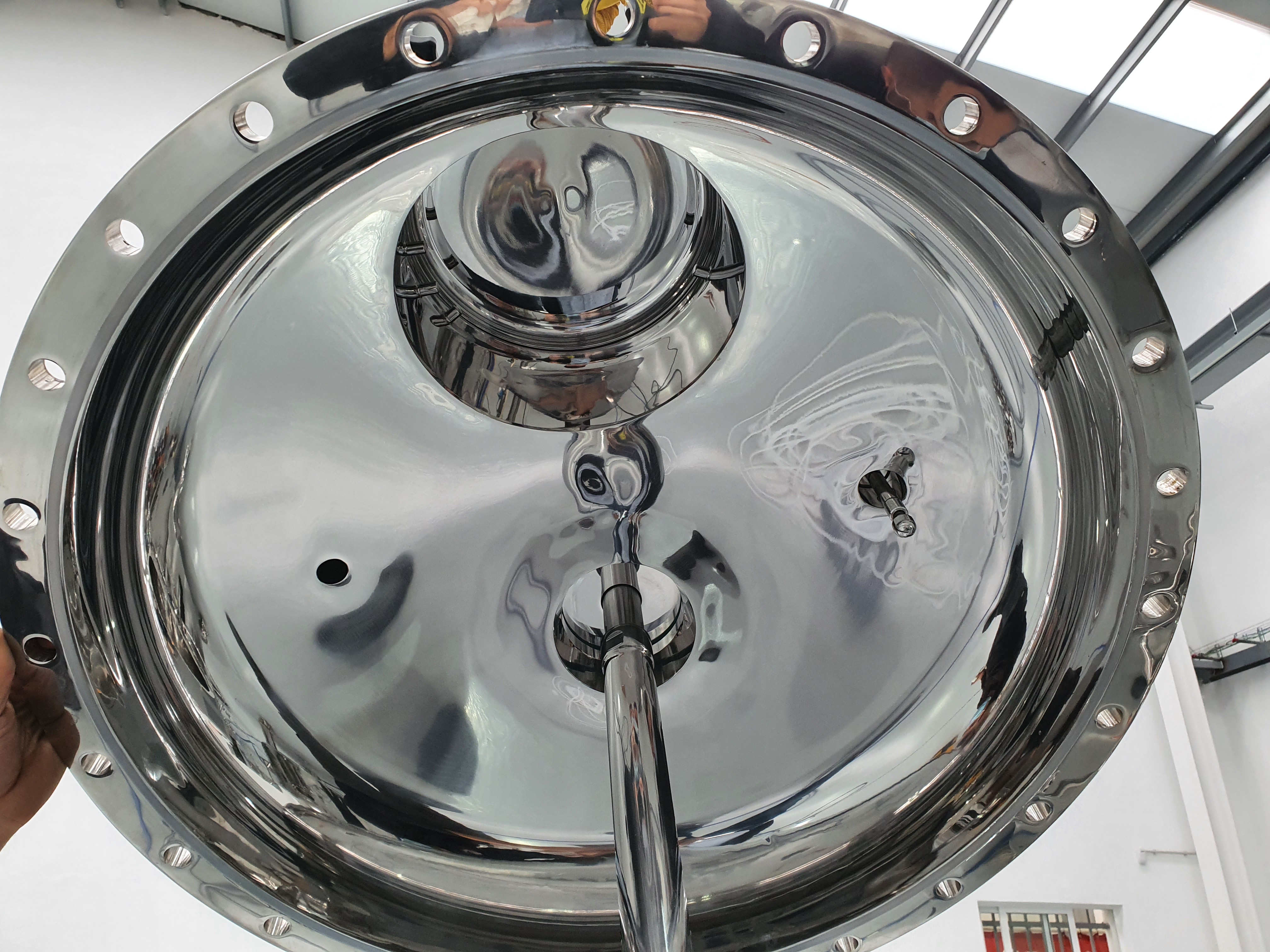 Stainless steel welding and finishing detail