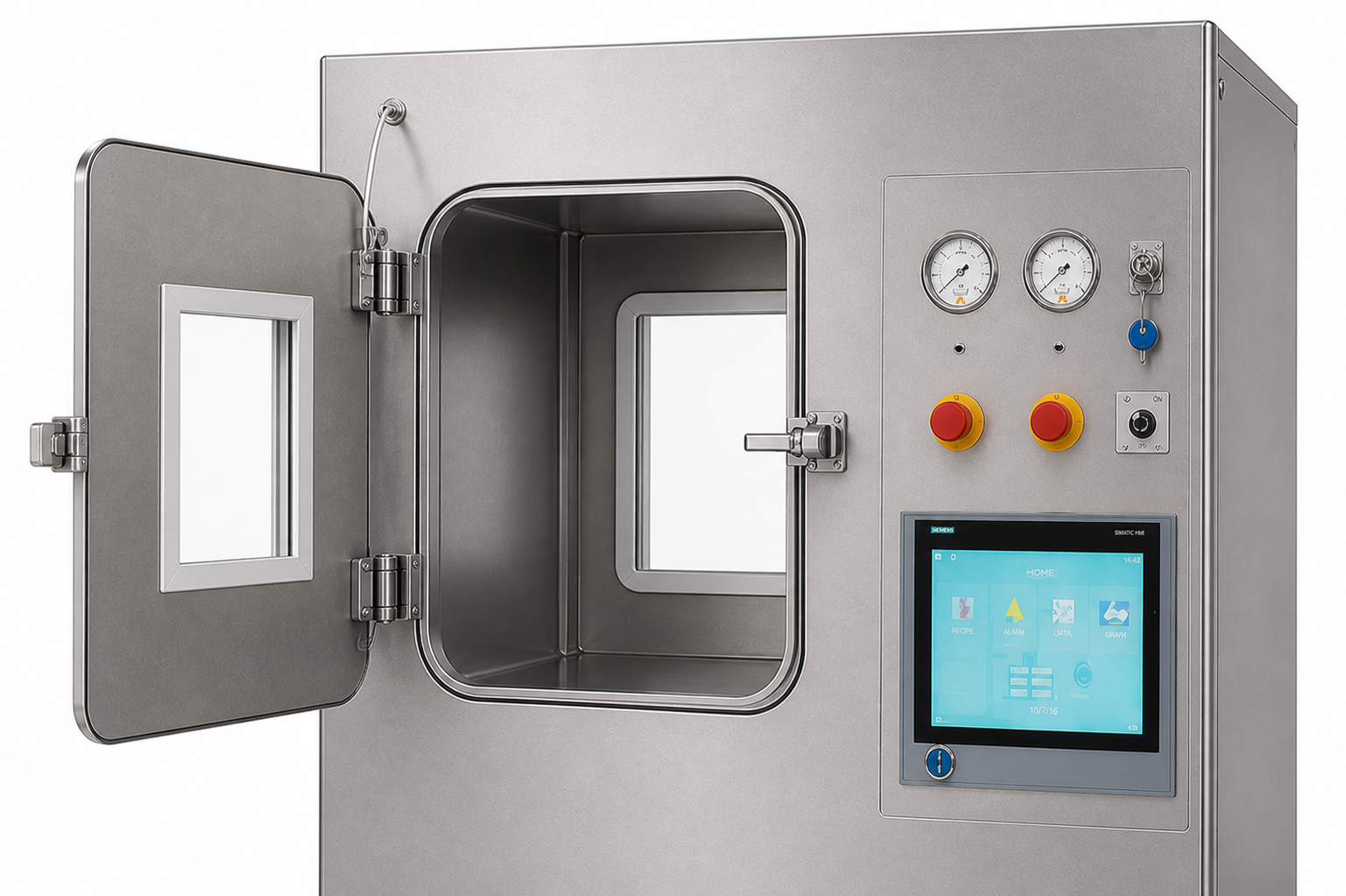 VHP decontamination chamber detail